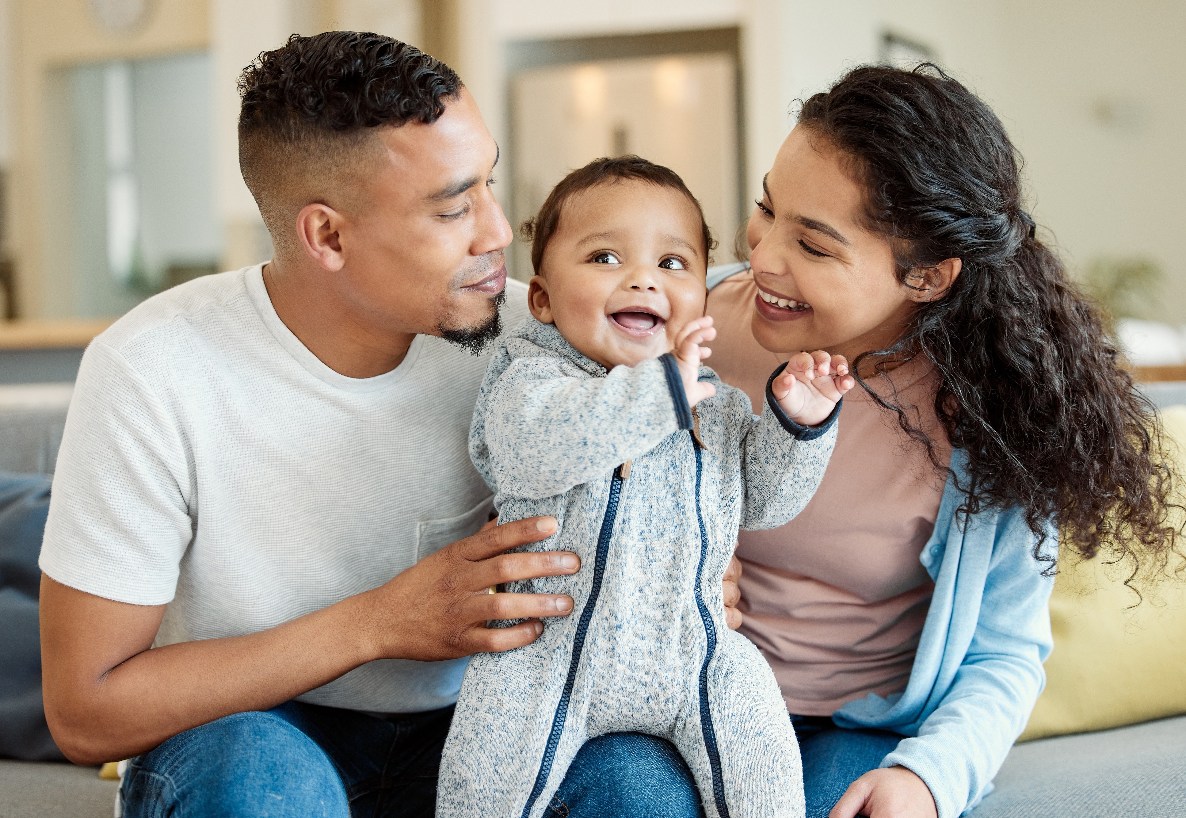 Parents with baby