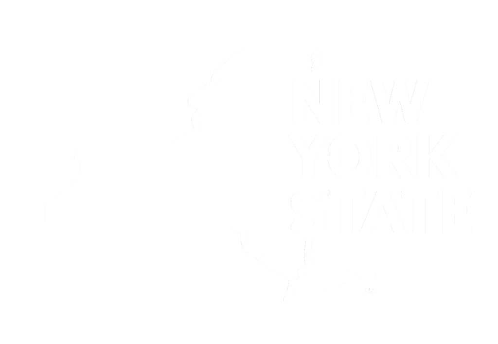 NYS white logo