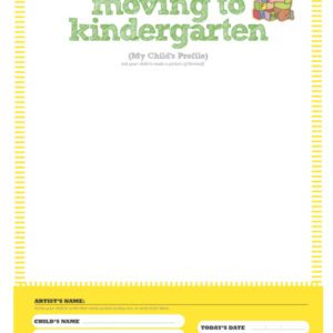 Moving to Kindergarten Questionnaire